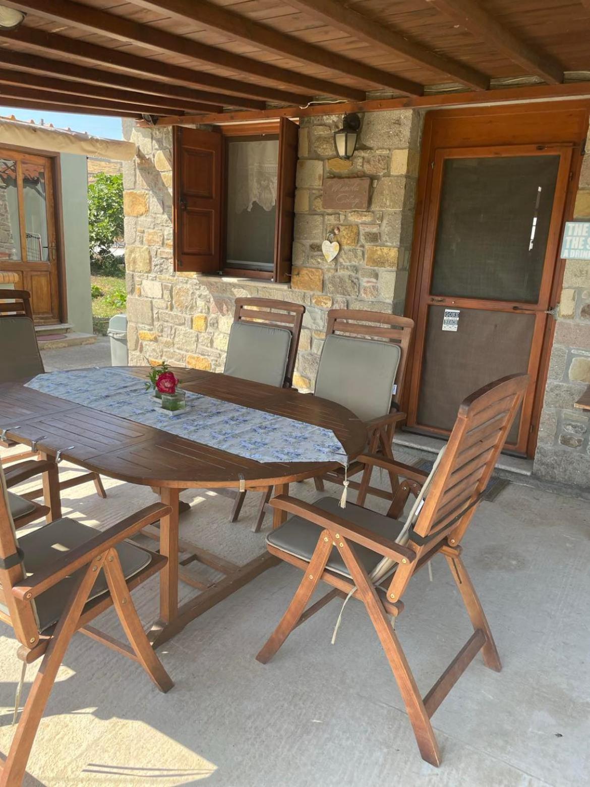 Manolis Cottage Thanos Exteriör bild